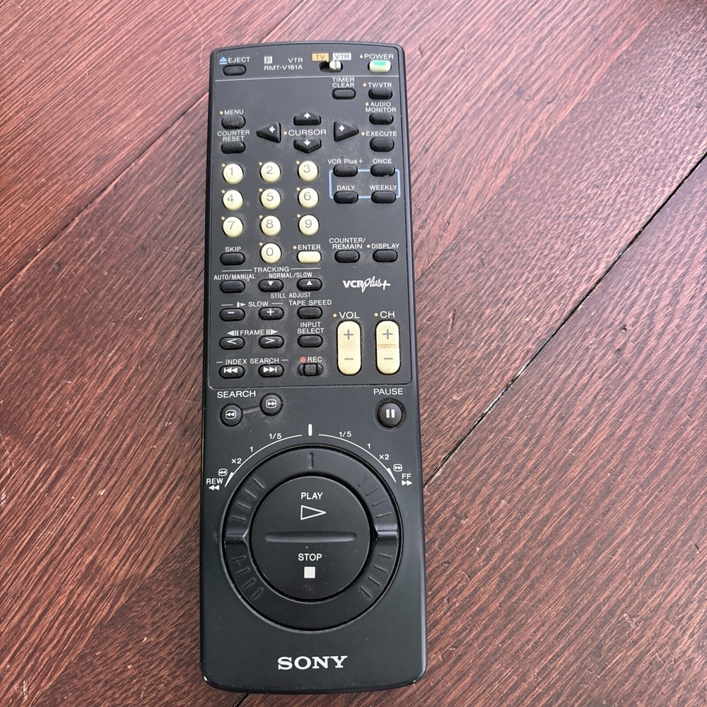 Sony VTR RMT-V161A Remote Control TV VCR Plus Remote‎ Control